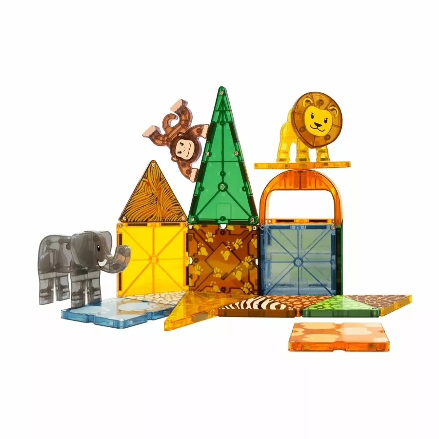Magna-Tiles - Safari Animals 25-Piece Set Magnetic Tiles 6 Magna-Tiles - Safari Animals 25-Piece Set Magnetic Tiles - Image 4