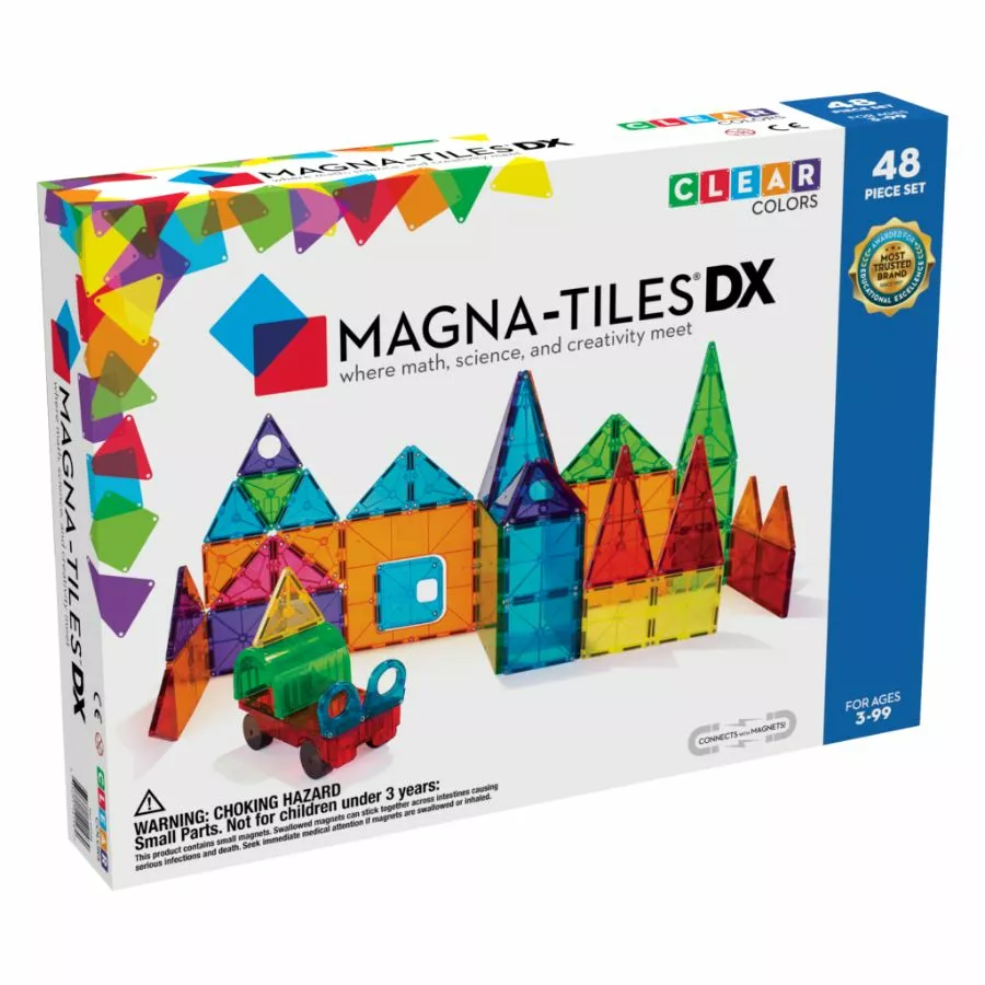 Magna-Tiles Magna Tiles CC 48 Piece DX Set 3 Magna-Tiles Magna Tiles CC 48 Piece DX Set