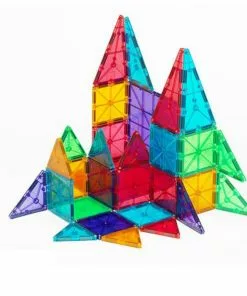 Magna-Tiles Magna Tiles Clear Colours 100 Piece -Educational Toys Shop Magna Tiles 100 Piece 2 900x900 1024x1024
