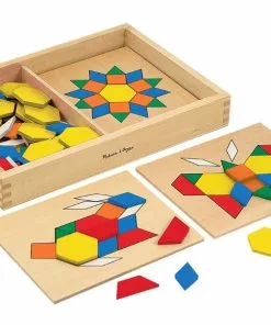 Melissa & Doug - Pattern Blocks And Boards