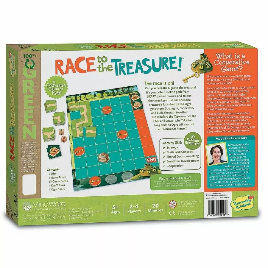 Peaceable Kingdom - Race To The Treasure Board Game 6 Peaceable Kingdom - Race To The Treasure Board Game - Image 4