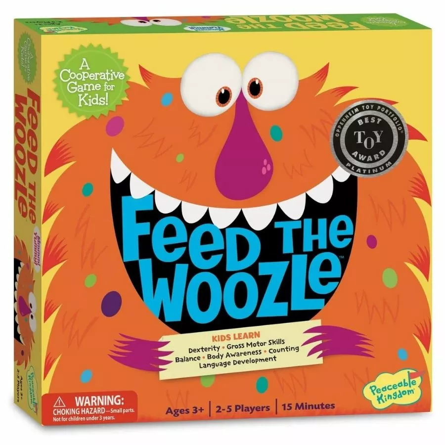 Peaceable Kingdom - Feed The Woozle Preschool Game 3 Peaceable Kingdom - Feed The Woozle Preschool Game