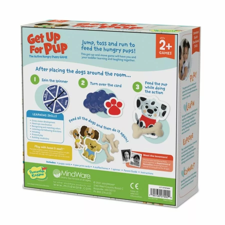 Peaceable Kingdom – Get Up For Pup Game For Toddlers 4 Peaceable Kingdom – Get Up For Pup Game For Toddlers - Image 2