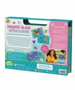 Peaceable Kingdom - Mermaid Island Sparkle Mosaics -Educational Toys Shop PK MS01 PeaceableKingdomMosaicsMermaidIslandSparkle 2 1024x1024