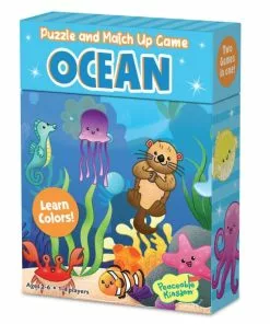Peaceable Kingdom - Match-Up Game And Puzzle: Ocean