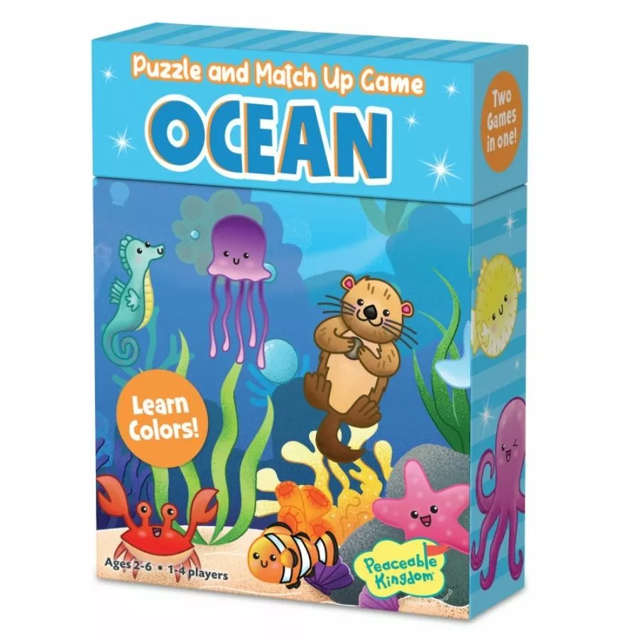 Peaceable Kingdom - Match-Up Game And Puzzle: Ocean 3 Peaceable Kingdom - Match-Up Game And Puzzle: Ocean