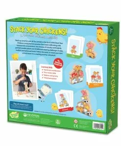 Peaceable Kingdom - Stack Your Chickens Game 9 Peaceable Kingdom - Stack Your Chickens Game -Educational Toys Shop PK SG01 PeaceableKingdom StackYourChickensGame 2 1024x1024