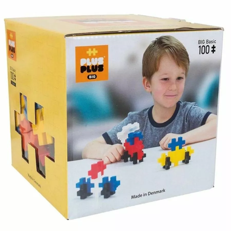 Plus-Plus Blocks - Big Basic Mix 100 Pieces 3 Plus-Plus Blocks - Big Basic Mix 100 Pieces