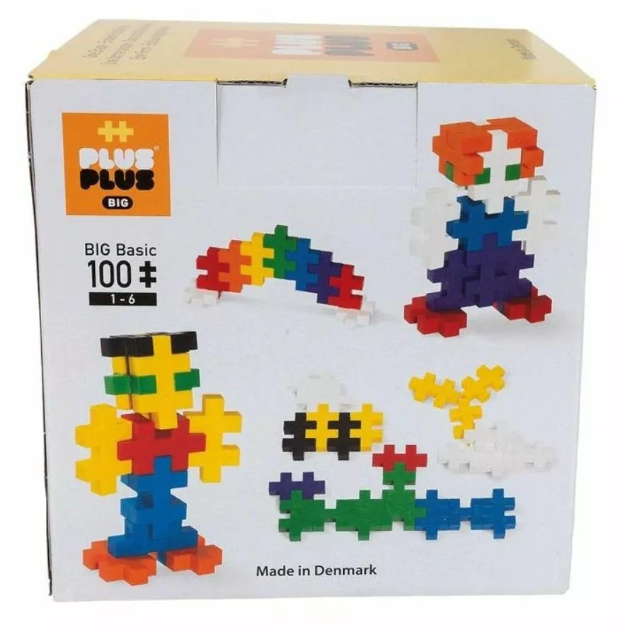 Plus-Plus Blocks - Big Basic Mix 100 Pieces 4 Plus-Plus Blocks - Big Basic Mix 100 Pieces - Image 2
