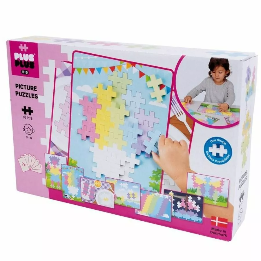 Plus-Plus Big - Picture Puzzle Pastel 60 Pieces 3 Plus-Plus Big - Picture Puzzle Pastel 60 Pieces