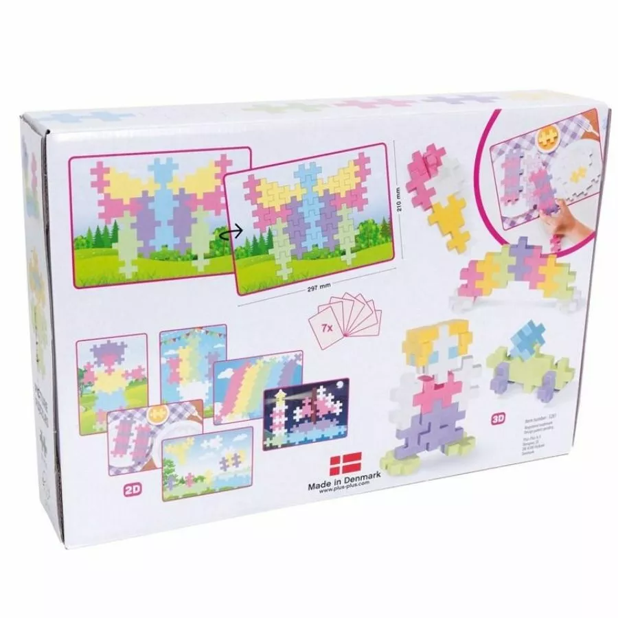 Plus-Plus Big - Picture Puzzle Pastel 60 Pieces 4 Plus-Plus Big - Picture Puzzle Pastel 60 Pieces - Image 2