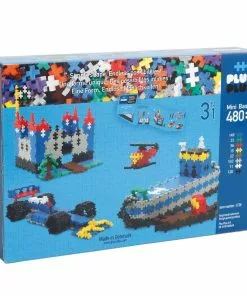Plus-Plus: Basic 480 Pieces 3 In 1 Construction Toy 5 Plus-Plus: Basic 480 Pieces 3 In 1 Construction Toy -Educational Toys Shop PP3720 Plus PlusBasic480Pieces3in1ConstructionToyBlocks 2 1024x1024