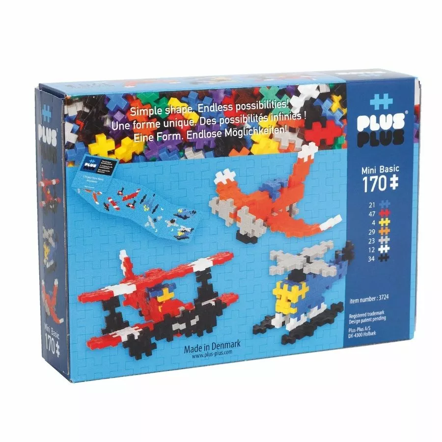 Plus-Plus: Basic Planes 170 Pieces Construction Toy 4 Plus-Plus: Basic Planes 170 Pieces Construction Toy - Image 2
