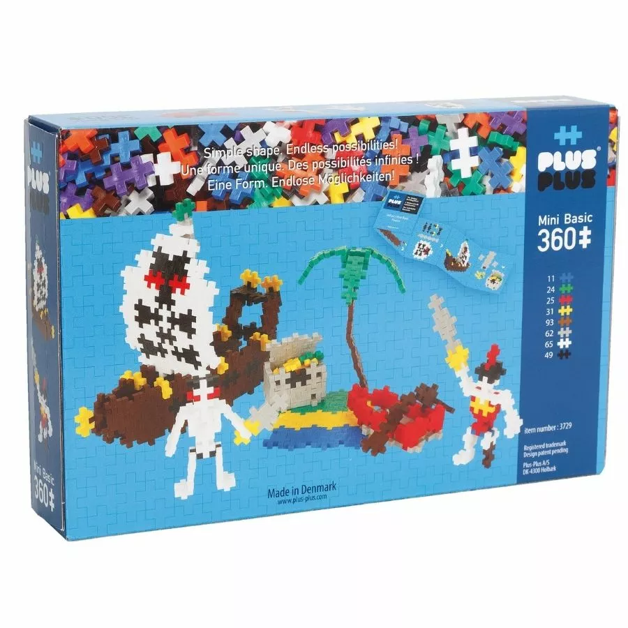 Plus-Plus: Basic Pirates 360 Pieces Construction Toy 4 Plus-Plus: Basic Pirates 360 Pieces Construction Toy - Image 2