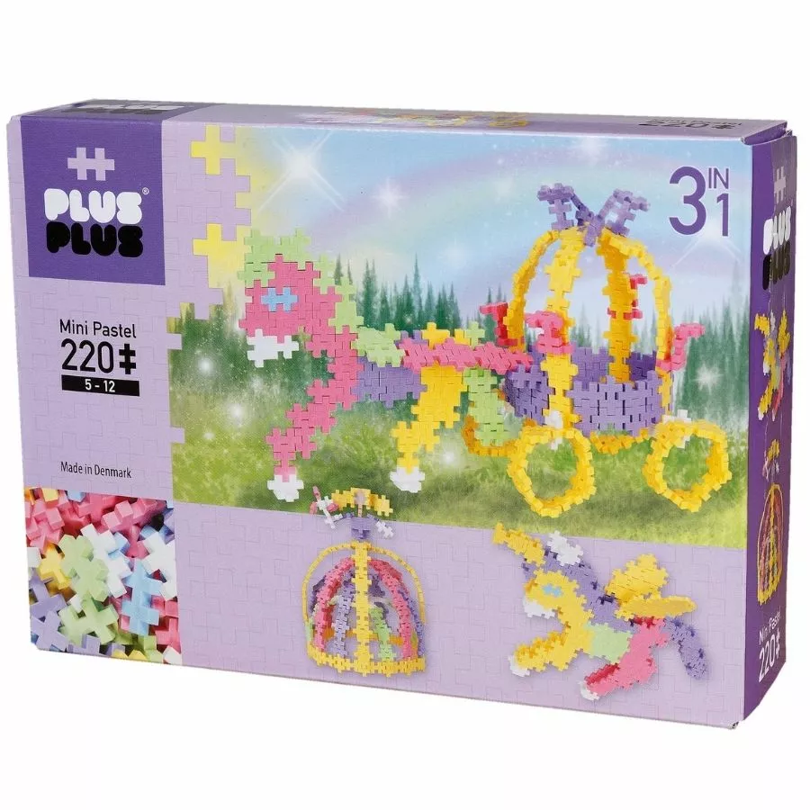 Plus-Plus: Pastel 3-in-1 Fairy Tale 220 Pieces Construction Toy 3 Plus-Plus: Pastel 3-in-1 Fairy Tale 220 Pieces Construction Toy