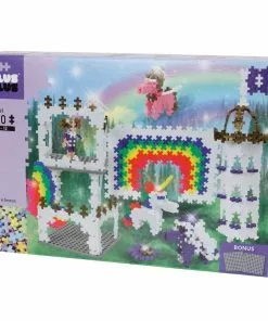 Plus-Plus: Pastel Rainbow Castle 760 Pieces Construction Toy