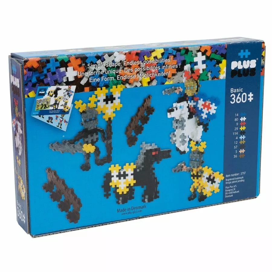 Plus-Plus: Basic Knights Tournament 360 Piece Construction Toy 4 Plus-Plus: Basic Knights Tournament 360 Piece Construction Toy - Image 2