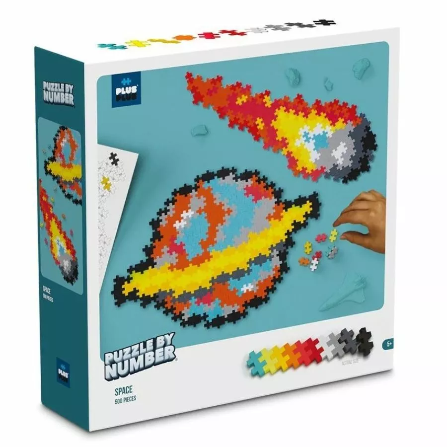 Plus-Plus Blocks - Puzzle By Number Space 500 Pieces 3 Plus-Plus Blocks - Puzzle By Number Space 500 Pieces