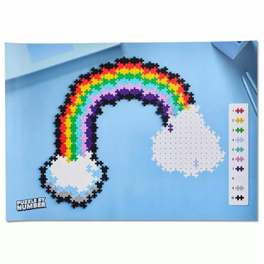 Plus-Plus Blocks - Puzzle By Number Rainbow 500 Pieces 4 Plus-Plus Blocks - Puzzle By Number Rainbow 500 Pieces - Image 2