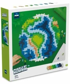 Plus-Plus Blocks - Puzzle By Number Earth 800 Pieces