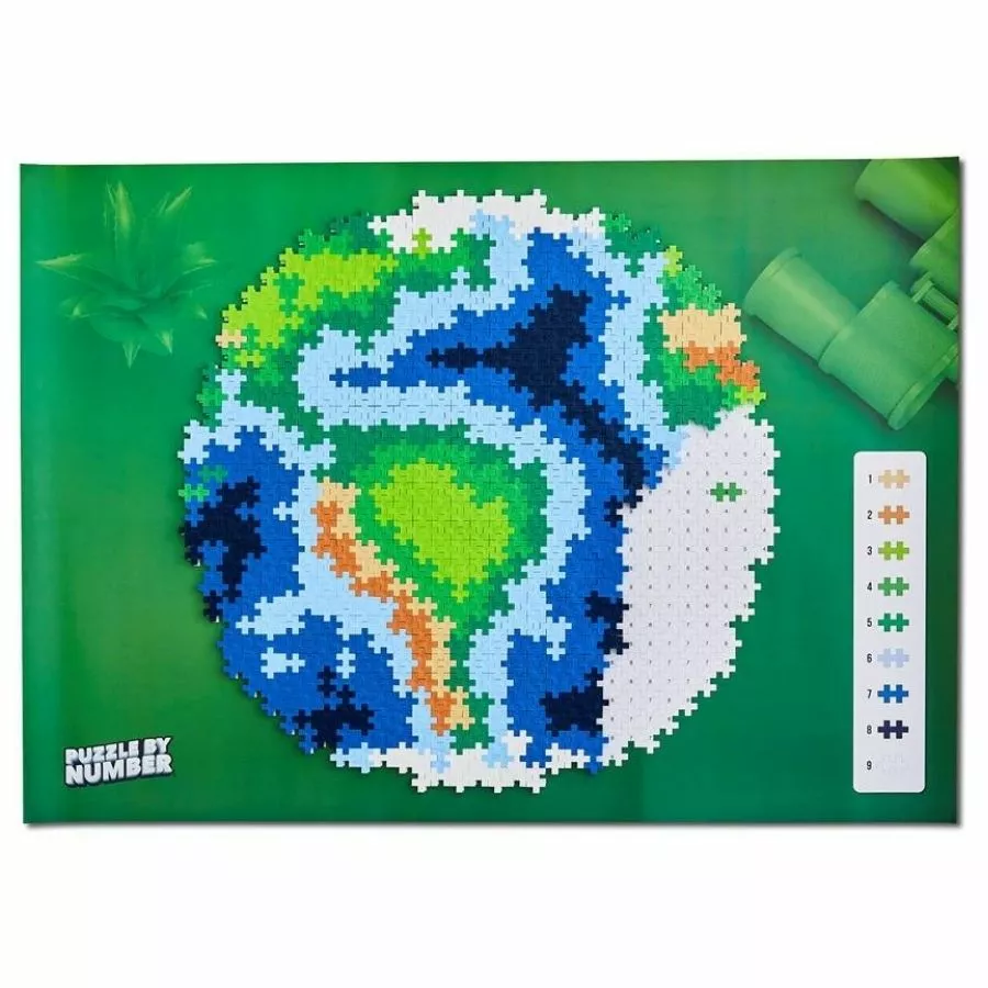Plus-Plus Blocks - Puzzle By Number Earth 800 Pieces 4 Plus-Plus Blocks - Puzzle By Number Earth 800 Pieces - Image 2