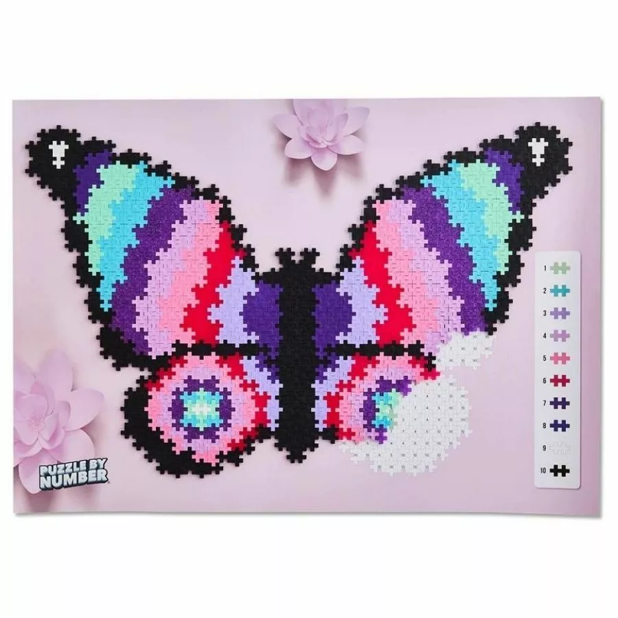 Plus-Plus Blocks - Puzzle By Number Butterfly 800 Pieces 4 Plus-Plus Blocks - Puzzle By Number Butterfly 800 Pieces - Image 2