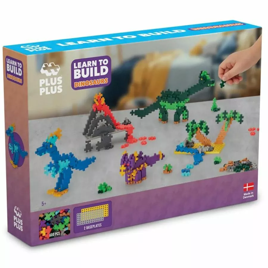 Plus-Plus - Learn To Build Dinosaurs 3 Plus-Plus - Learn To Build Dinosaurs