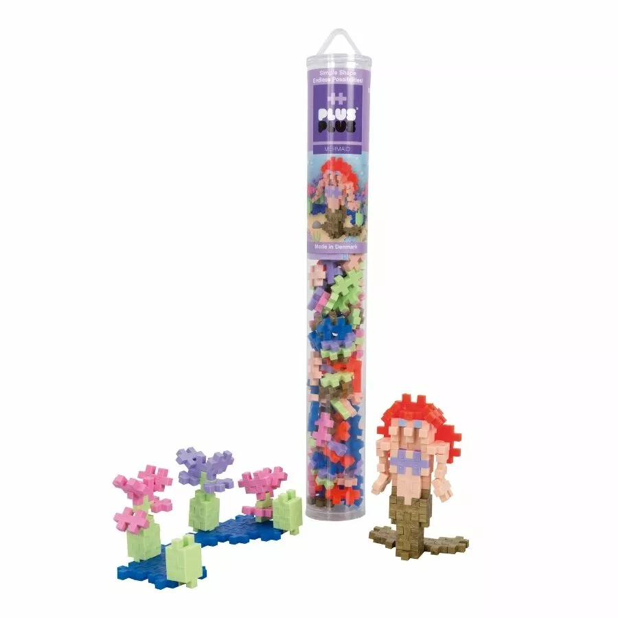 Plus-Plus: Mermaid 100 Pieces Tube 3 Plus-Plus: Mermaid 100 Pieces Tube