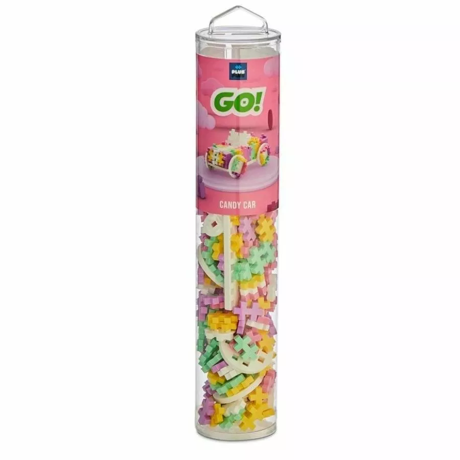 Plus-Plus - GO Colour Cars Candy 200 Pieces Tube 5 Plus-Plus - GO Colour Cars Candy 200 Pieces Tube - Image 3