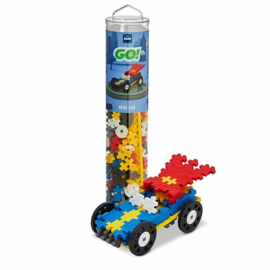 Plus-Plus - GO Colour Cars Hero 200 Pieces Tube 3 Plus-Plus - GO Colour Cars Hero 200 Pieces Tube