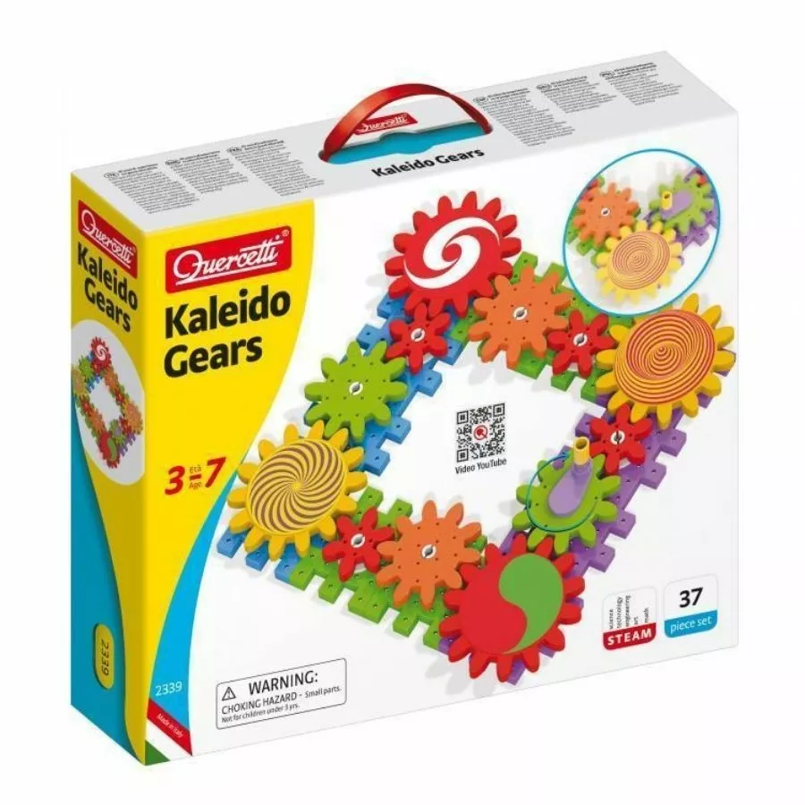 Quercetti Old Quercetti - Kaleido Gears Starter Set 37 Pieces 3 Quercetti Old Quercetti - Kaleido Gears Starter Set 37 Pieces