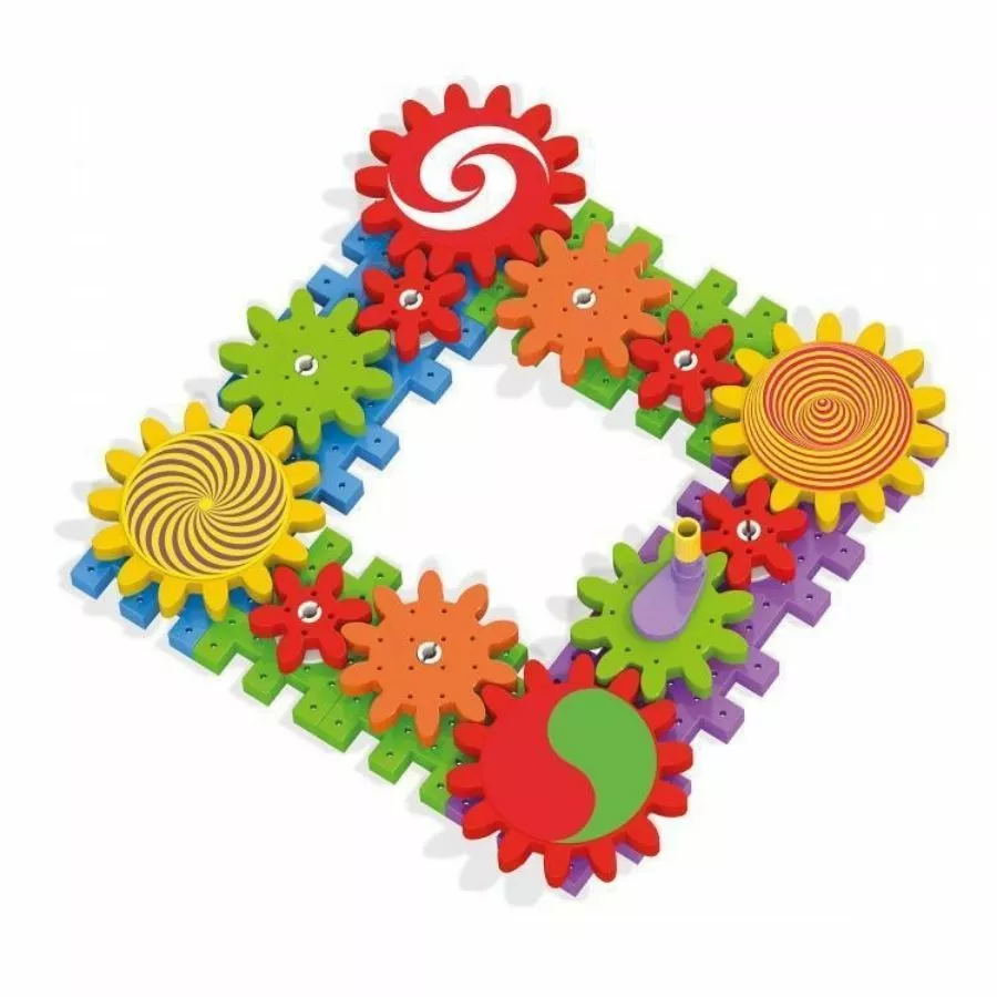 Quercetti Old Quercetti - Kaleido Gears Starter Set 37 Pieces 5 Quercetti Old Quercetti - Kaleido Gears Starter Set 37 Pieces - Image 3