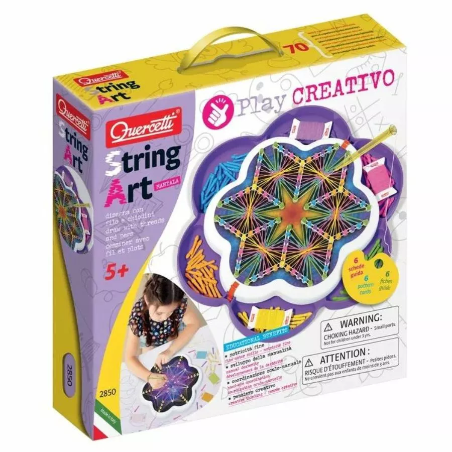 Quercetti - Play Creativo: String Art Mandala 3 Quercetti - Play Creativo: String Art Mandala