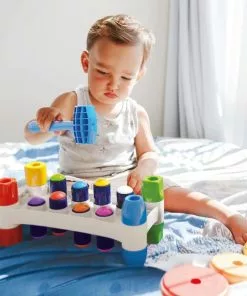 Quercetti - Hammer Peg Pound A Peg 10 Quercetti - Hammer Peg Pound A Peg -Educational Toys Shop QI 4120 QuercettiHammerPegPoundAPeg 4 1024x1024