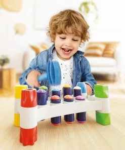 Quercetti - Hammer Peg Pound A Peg 11 Quercetti - Hammer Peg Pound A Peg -Educational Toys Shop QI 4120 QuercettiHammerPegPoundAPeg 5 1024x1024