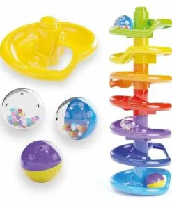 Quercetti - Spiral Tower Marble Run -Educational Toys Shop QI 6501 QuercettiSpiralTower 3 1024x1024