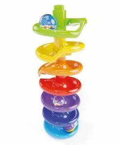 Quercetti - Spiral Tower Marble Run -Educational Toys Shop QI 6501 QuercettiSpiralTower 4 1024x1024