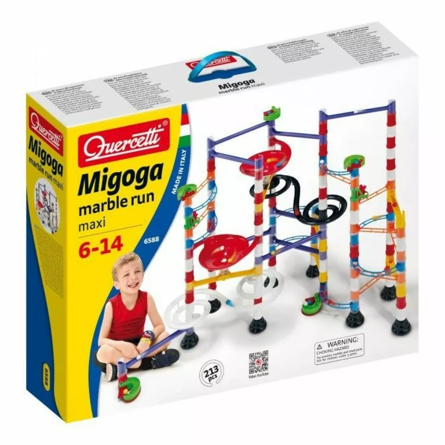 Quercetti - Super Marble Run 213 Pieces (Migoga Maxi) 3 Quercetti - Super Marble Run 213 Pieces (Migoga Maxi)