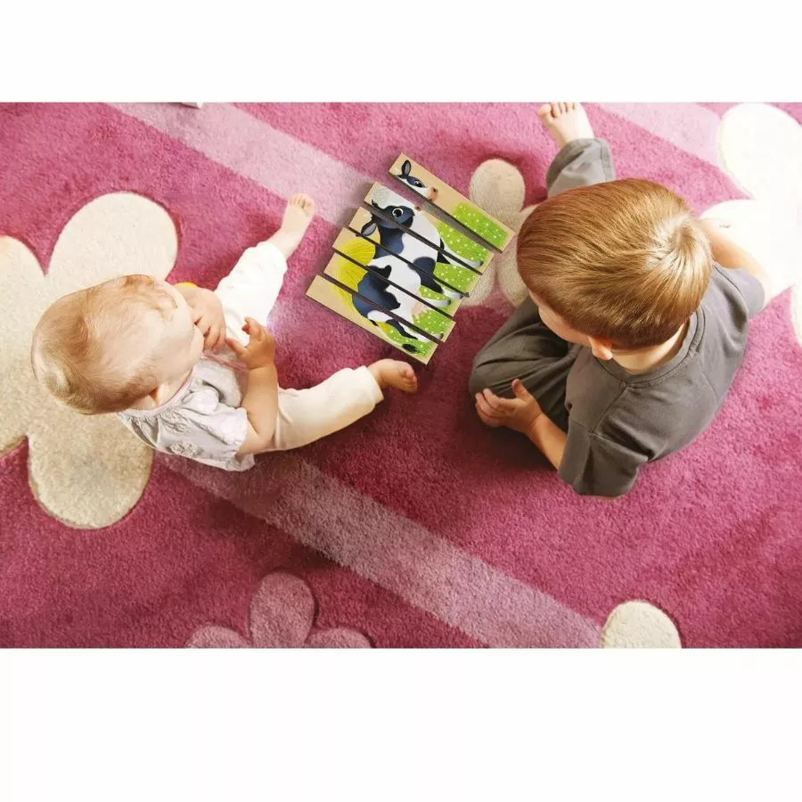 Quercetti - PlayBio Wood: Four Puzzle Farm Animals Wooden Blocks 7 Quercetti - PlayBio Wood: Four Puzzle Farm Animals Wooden Blocks - Image 5