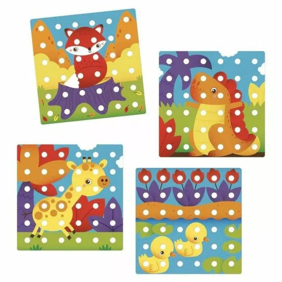 Quercetti - PlayBio Jumbo Peggy First Mosaics Bio Plastic 5 Quercetti - PlayBio Jumbo Peggy First Mosaics Bio Plastic - Image 3