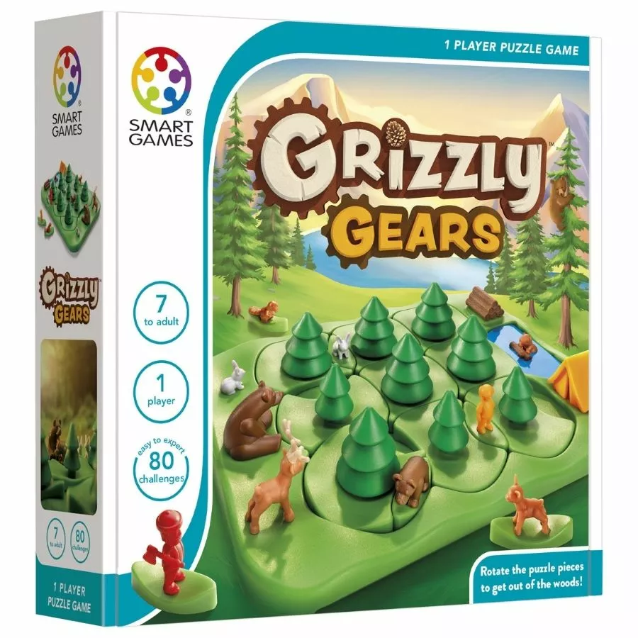 Smart Games - Grizzly Gears Puzzle Game 3 Smart Games - Grizzly Gears Puzzle Game