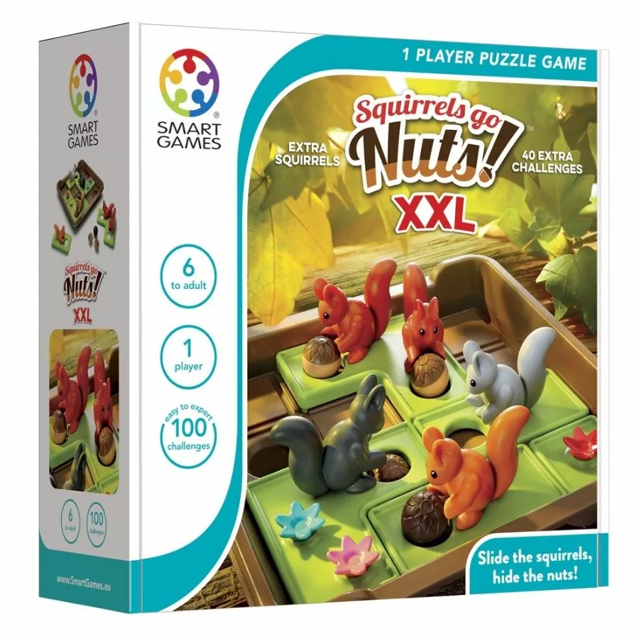 Smart Games - Squirrel Go Nuts XXL Extra Large Version 3 Smart Games - Squirrel Go Nuts XXL Extra Large Version