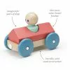 Tegu - Wooden Magnetic Blocks: Racer Poppy 1 Tegu - Wooden Magnetic Blocks: Racer Poppy -Educational Toys Shop TEG83801 Tegu Magnetic Racer Poppy 1 1024x1024