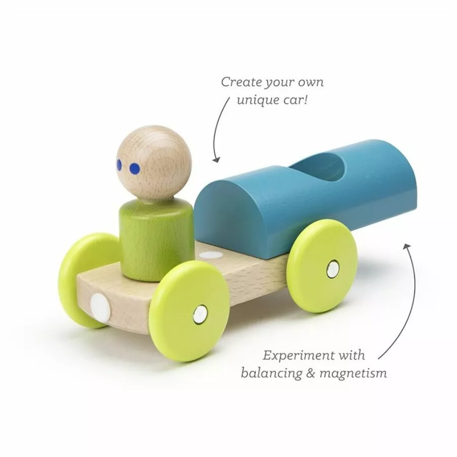 Tegu - Magnetic Racer Wooden Magnetic Blocks 4 Tegu - Magnetic Racer Wooden Magnetic Blocks - Image 2