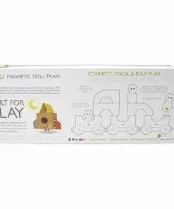 Tegu - Magnetic Tram Rainbow 10 Tegu - Magnetic Tram Rainbow -Educational Toys Shop TEG85801 Tegu Magnetic Tram Rainbow 3 1024x1024