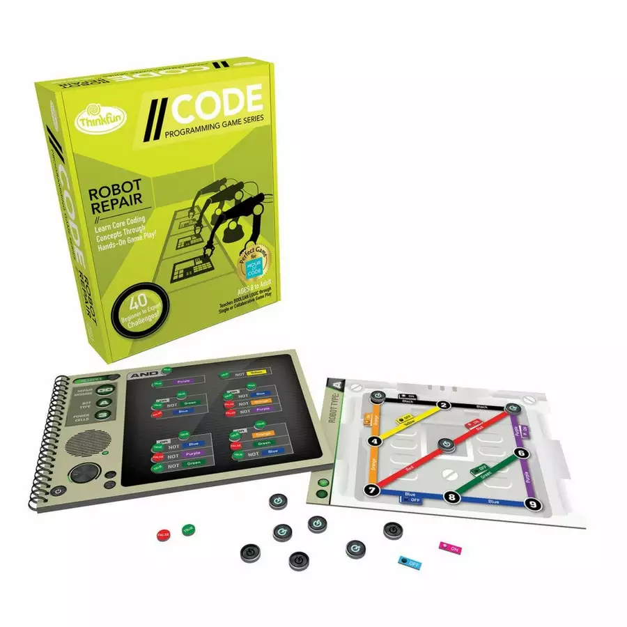 ThinkFun - Code: Robot Repair Coding Board Game 3 ThinkFun - Code: Robot Repair Coding Board Game